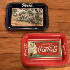 Vintage Coca-Cola Brand Trays